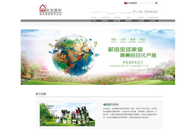 安安國(guó)際網(wǎng)站建設(shè)項(xiàng)目